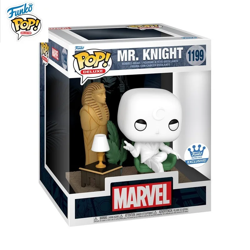 In Stock FUNKO POP Original Marvel Comics Moonlight Knight Ordinary Hidden Activated Figure Model Collection Holiday Gifts - Image 7