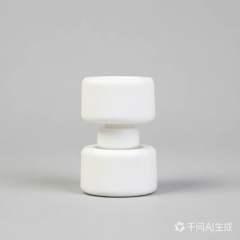 10Pcs Alumina Ceramic Convex Concave Beads, High Temp T-Type Insulator Spacer Washers