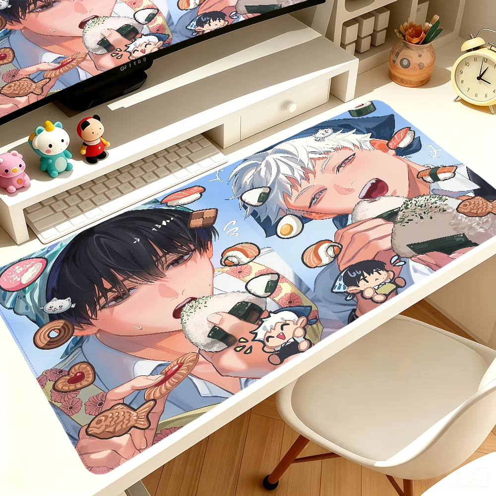 Anime The Summer Hikaru Died Mouse Pad Large Non-slip Lockedge Desktop Computer Desk Mat Keyboard MousePad Office Gamer Student