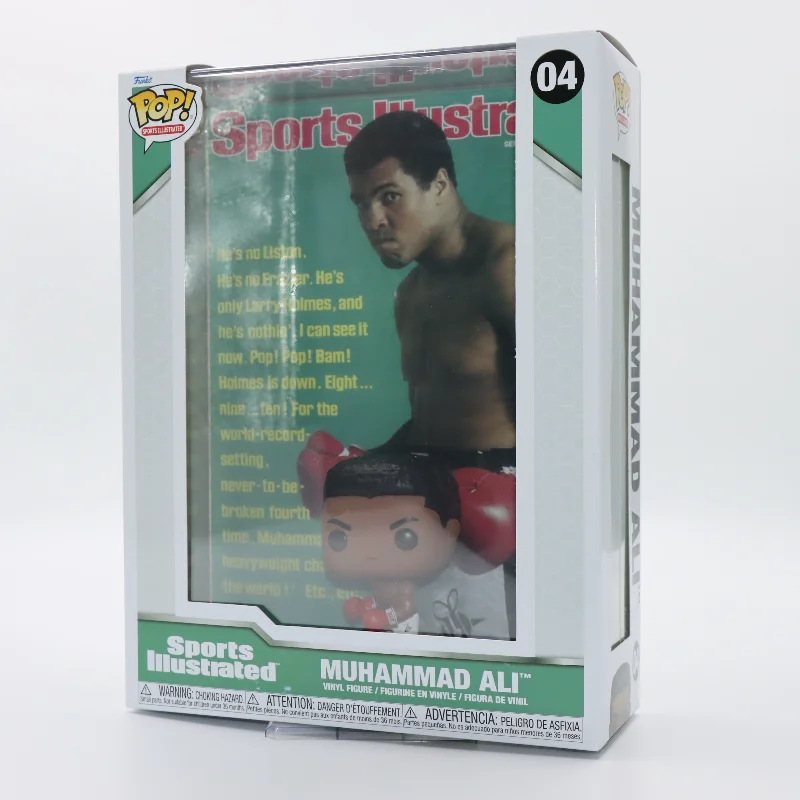 

Funko POP Original Muhammad Ali Boxing Legend Обложка спортивного журнала # 04 Коллекционная фигурка, настольное украшение, подарок для детей