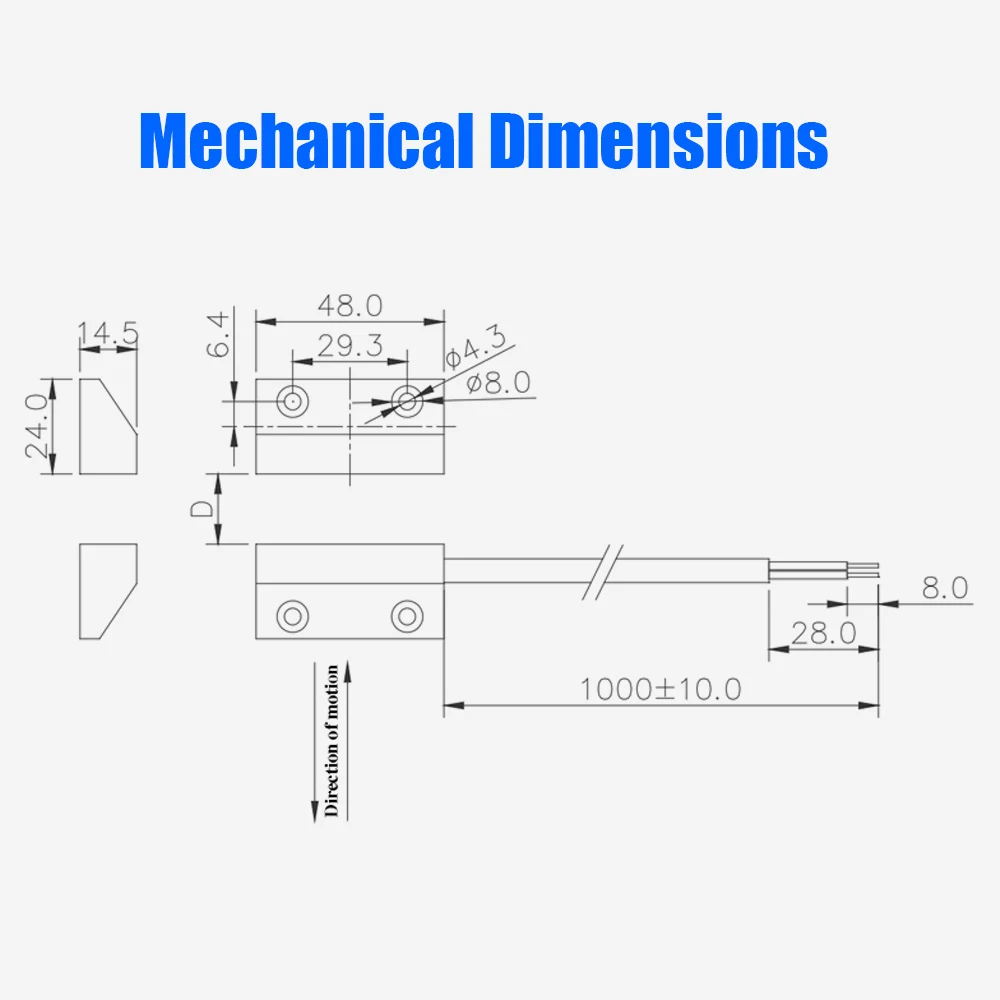 30 STKS Cnc Naderingsschakelaar Broadside Aangepaste Laagspanning Bewegingsschakelaar Magneet Sensor Inductieve Naderingssensor Schakelaars