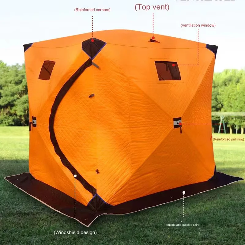 Outdoor Camping Waterproof Ice Fishing Tent Winter Ice Fishing Tents for Camping Waterproof Fishing