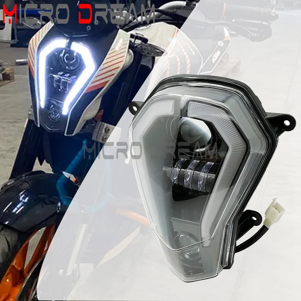 For Duke 125/200/250/390 2011-2019 Enduro Motorcycle LED Headlight Assembly Replacement Kit DRL Running Light Turn Signal