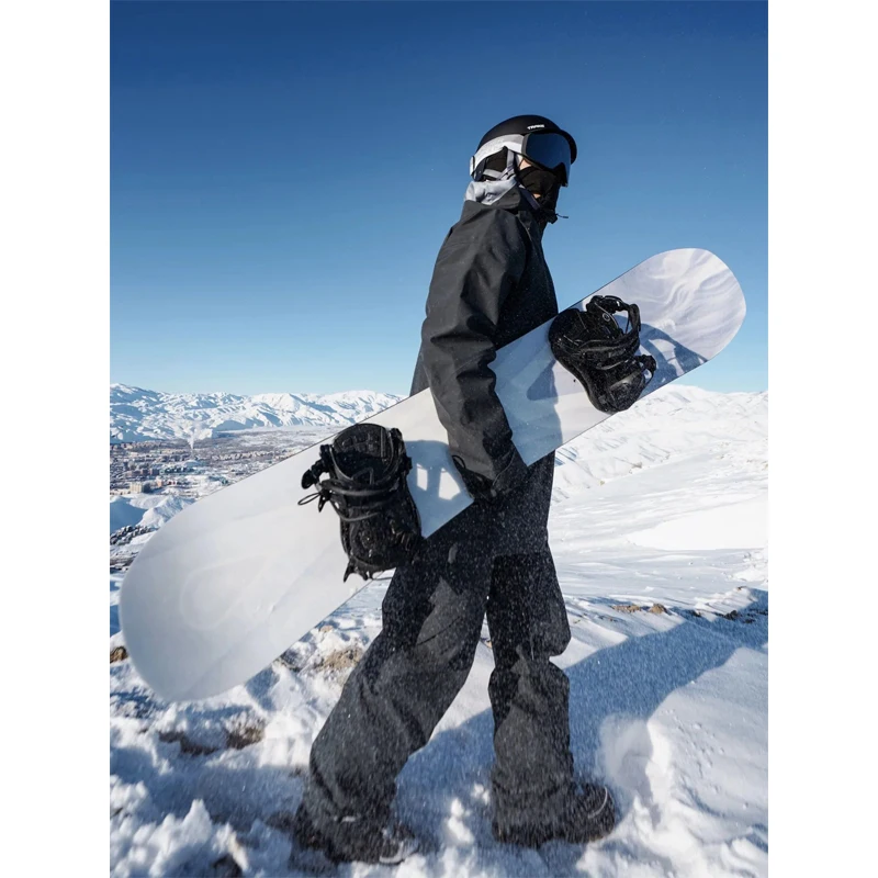 

Polar -40 Degrees Men's Snowboard Pants Fleece Lined Windproof Waterproof Warm Trousers Outdoor Skiing Trousers Casual Cargo