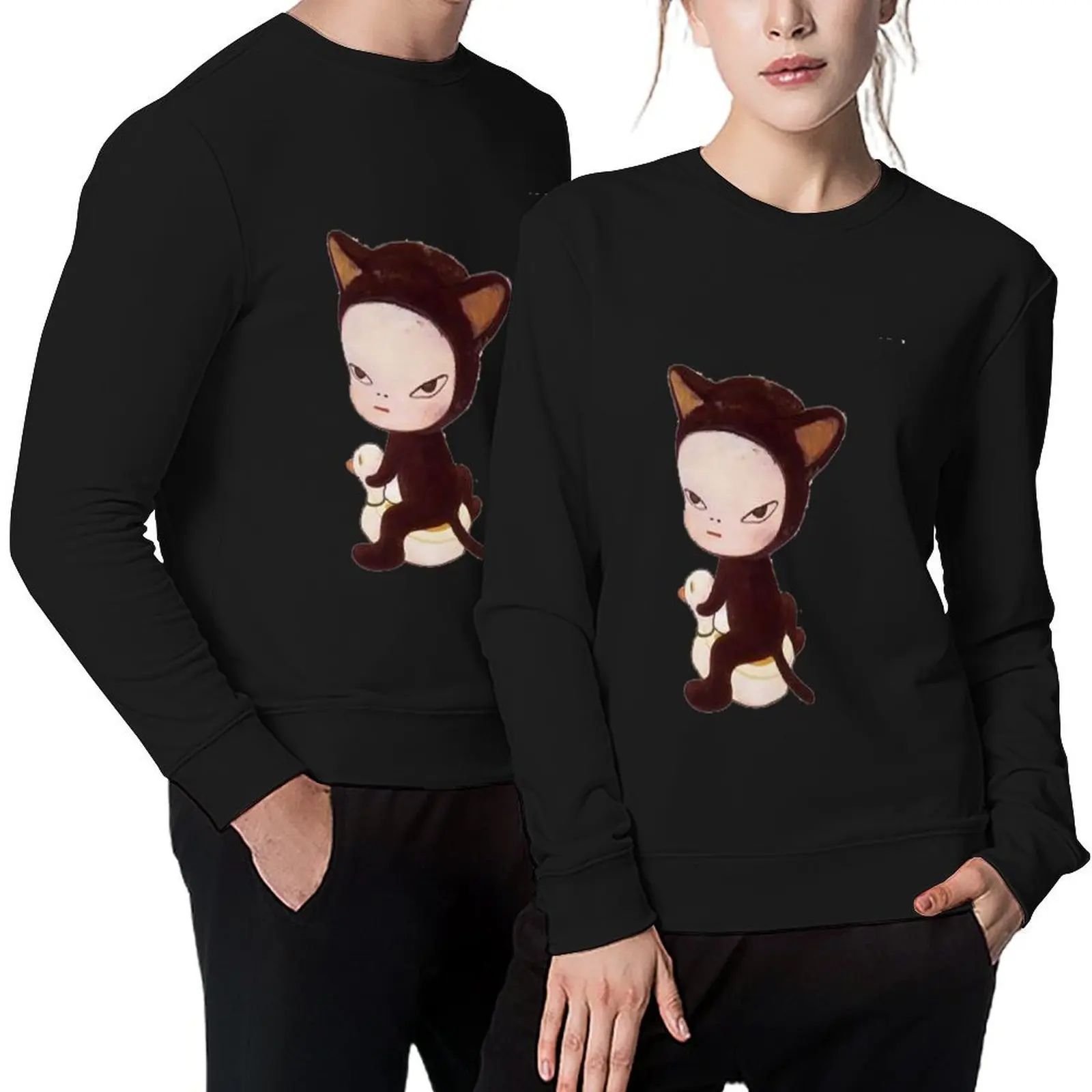 

Yoshimoto Nara Kitty Pullover men clothing winter clothes korean autumn clothes fashion men hoody