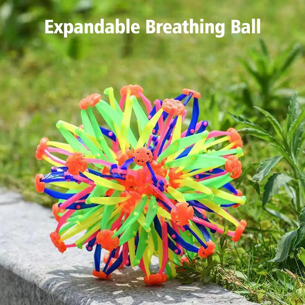 Unique And Colorful Breathing Ball Novel Expansion Expanding Multi-Colored Toy Ball X6J4