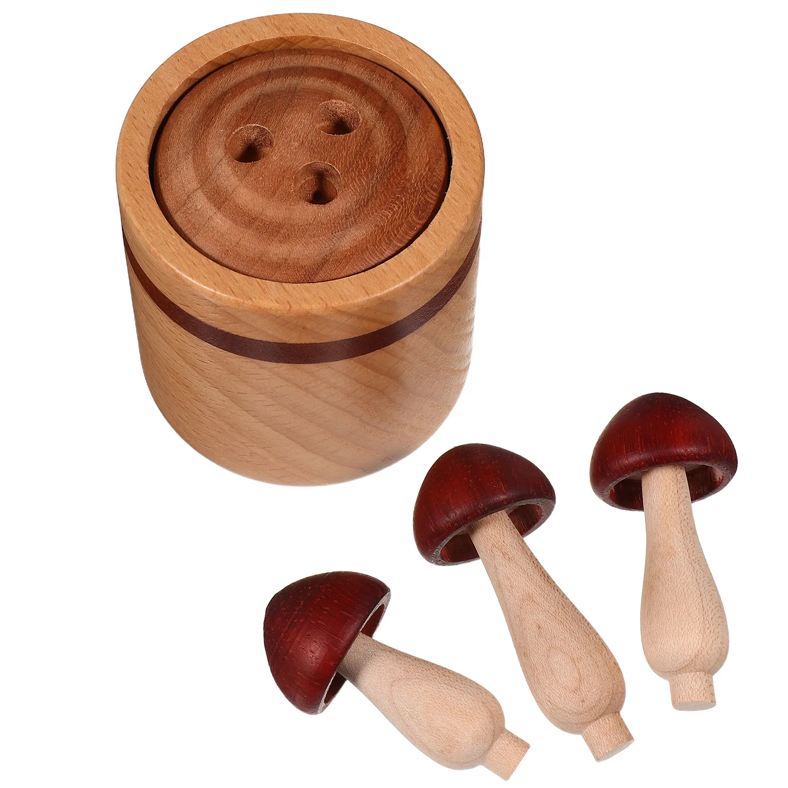 Wooden Mushroom Essential Oil Diffuser Mini Aromatherapy Diffuser for Home Office Car Decor Relaxing Atmosphere Cute Natural
