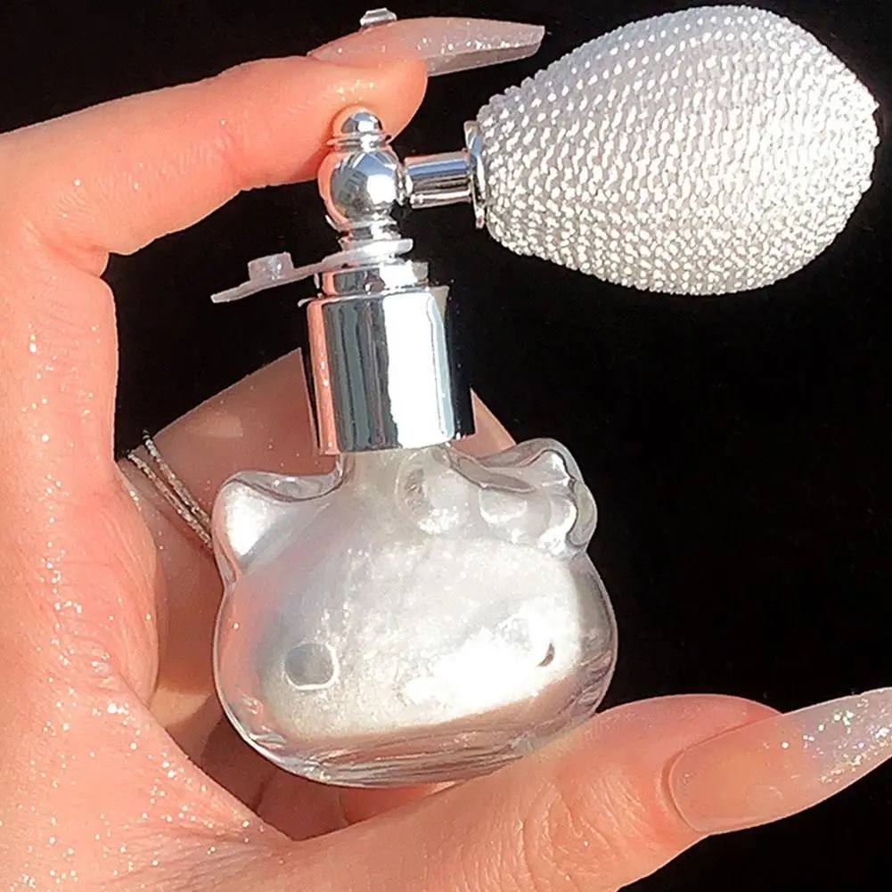 Shimmer Powder Spray Highlighter High Gloss Glitter Body Bronzer Highlight Powder Face Contour Illuminator Makeup Cosmetics