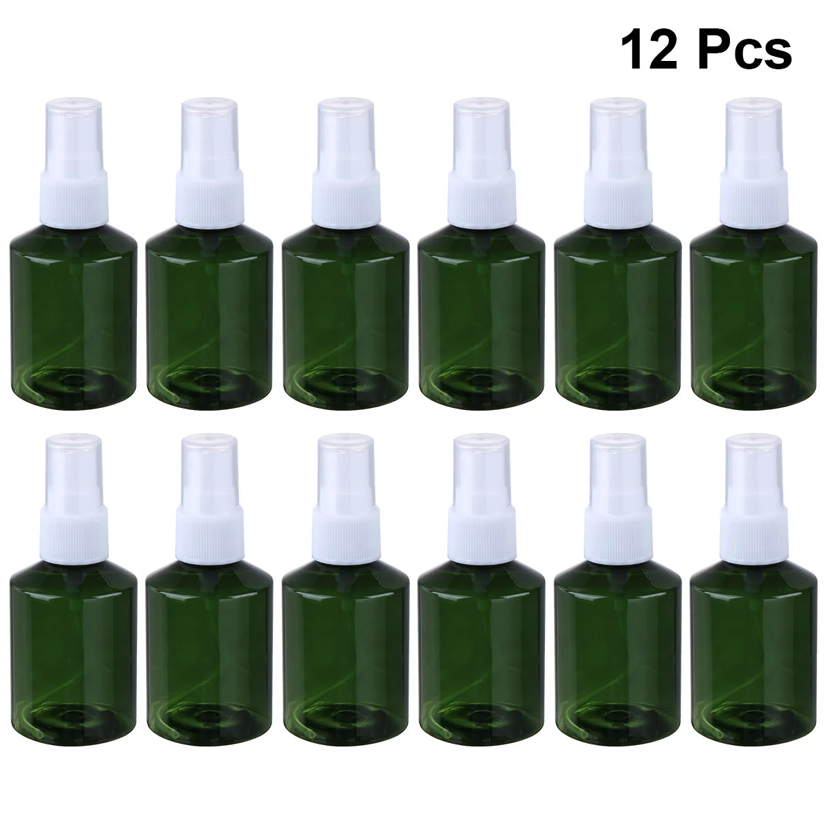 12 Pcs Spray Bottles Subpackaging Storage Green Refillable Atomizer