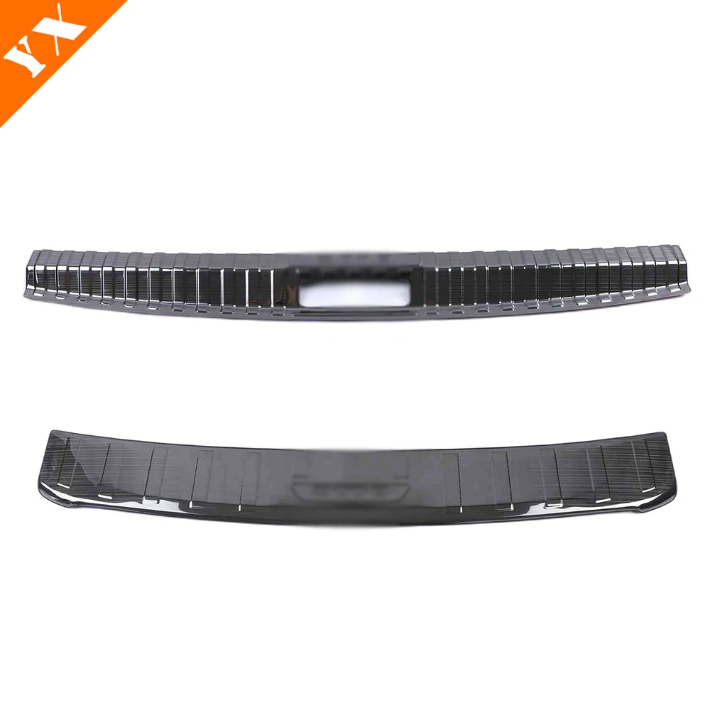 Stainless Black Silver Trim For Peugeot 2008 Accessories 2020-2024 Car Rear Trunk Protector Plate Anti Hit/Dust sill Cover