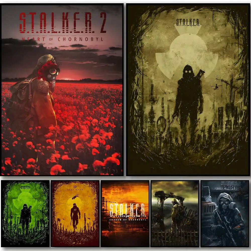 ملصقات STALKER 2 Heart of C-Chornoby ذاتية اللصق مناسبة لأي سطح جدار مقاوم للماء والرطوبة #1