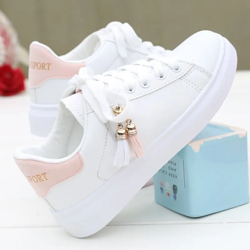 Women Sneaker Breathable Students Casual Shoes Sports for Girl Flat Mesh White Shoes Vulcanize Desginer 2024