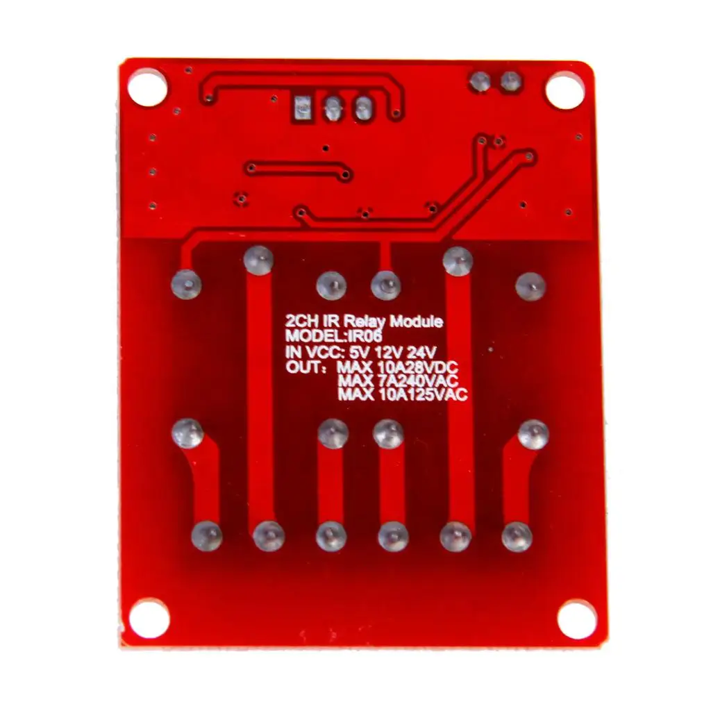Modul Relay LED 5V 2 saluran, dengan Remote Control inframerah