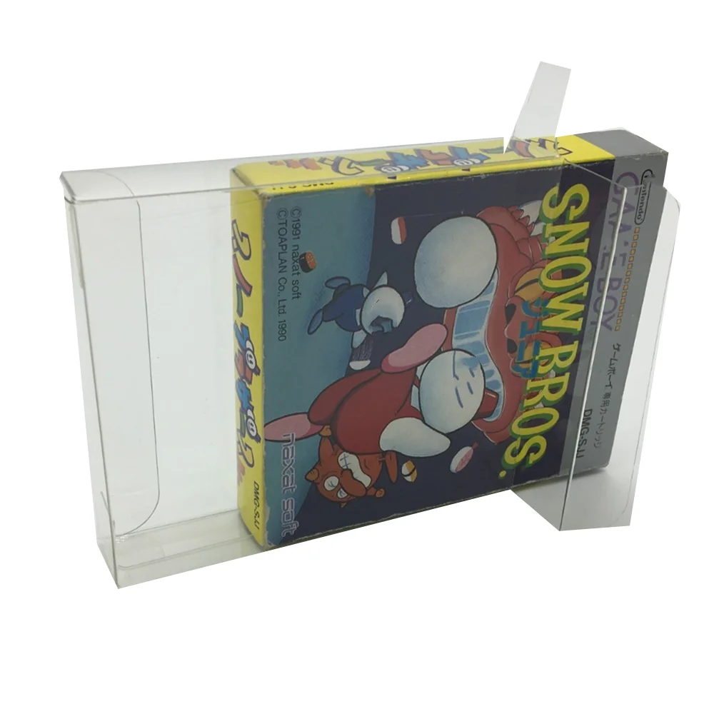 Transparent Storage Box For GB/Nintendo Game Boy Game Collect Boxes Carton Save Collections Clear Display Case