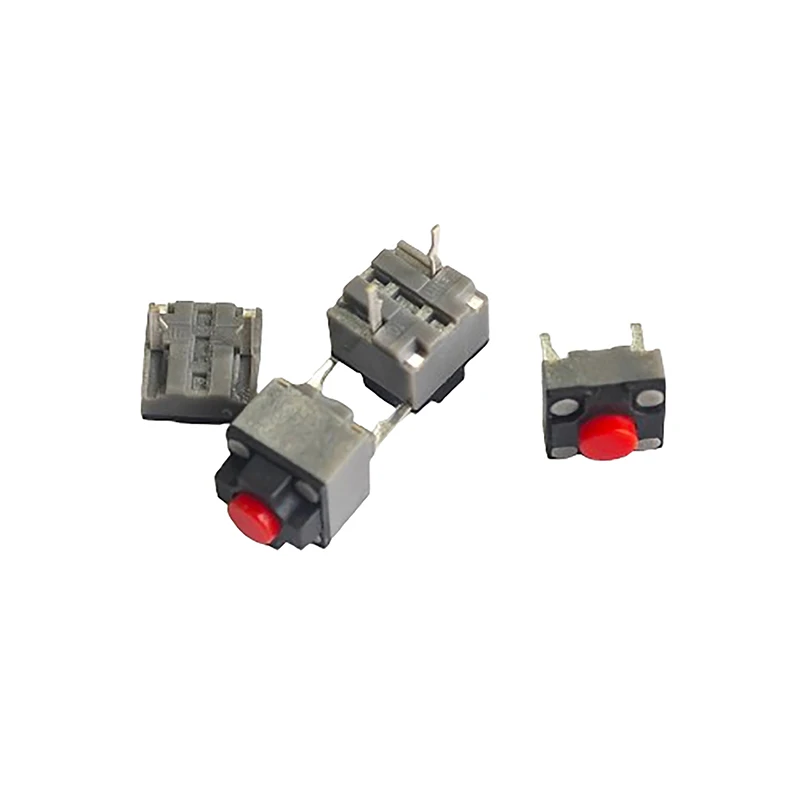 Silent Mouse Button Components: 10-Pack DIY Accessories for Kailh 4.3/7.3MM Mute Button