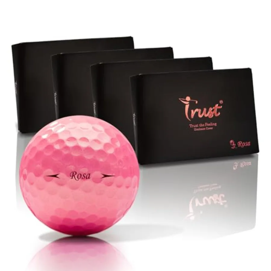 

Мячи для гольфа - серия Aurora Rosa Crystal Urethane, идеально подходят для турниров и тренировок, яркие цвета для легкого отслеживания.