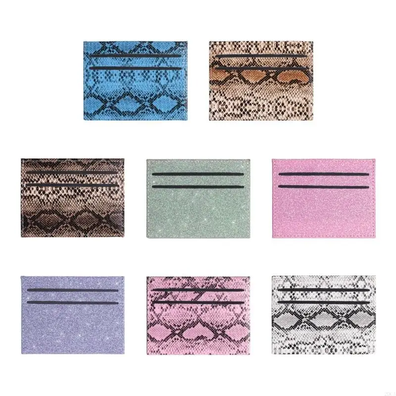 

Fashionable Snake Pattern Card Wallet PU Cards Holder Large Capacity and Thin Design Storage Case For Men And Women 20CA