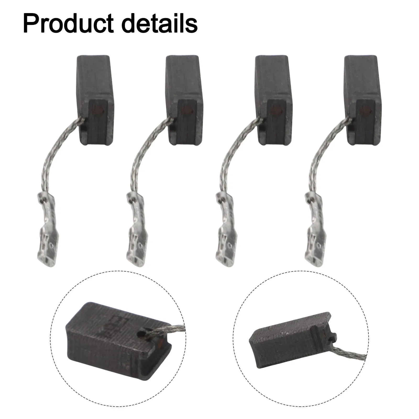 

Grinders Brush E64 Carbon Brush 4pcs Power Tools Self-Stop 6*10*17mm For 1200W Angle Grinder Grinders Accessries