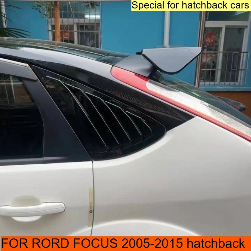 

FOR RORD FOCUS 2005-2015 hatchback rear window louver modification fake air outlet decorative accessories CAR Styling Special