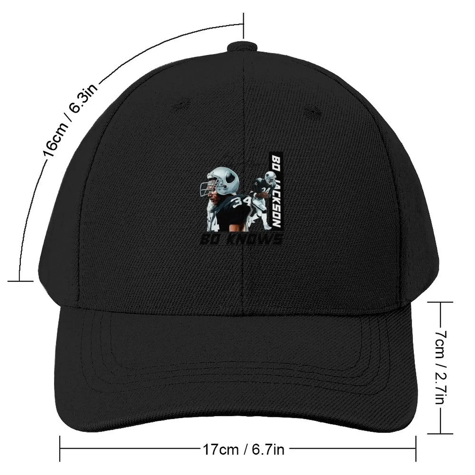 Bo Jackson Bo Knows Signature Vintage Legend Baseball Football Bootleg Rap 2 Graphic Style Baseball Cap Golf Cap For Men Women's