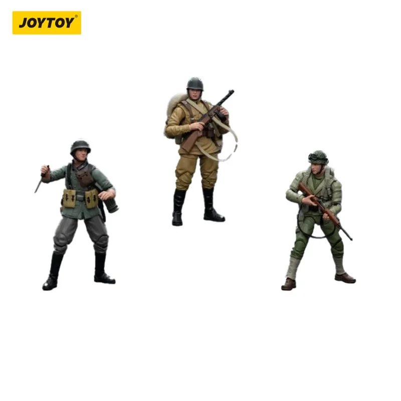 [W przedsprzedaż] JOYTOY Hardcore Coldplay 1/18 figurki II wojna światowa Wehrmacht piechota radziecka stany zjednoczone armia zestaw wojskowy Model