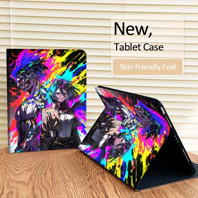 

A-Attack on T-Titans Cartoon For iPad Pro Air Mini 1 2 3 4 5 6 7 7th 8th 9th 10th 11th 10.2 9.7 10.5 10.9 11 12.9 Tablet Case