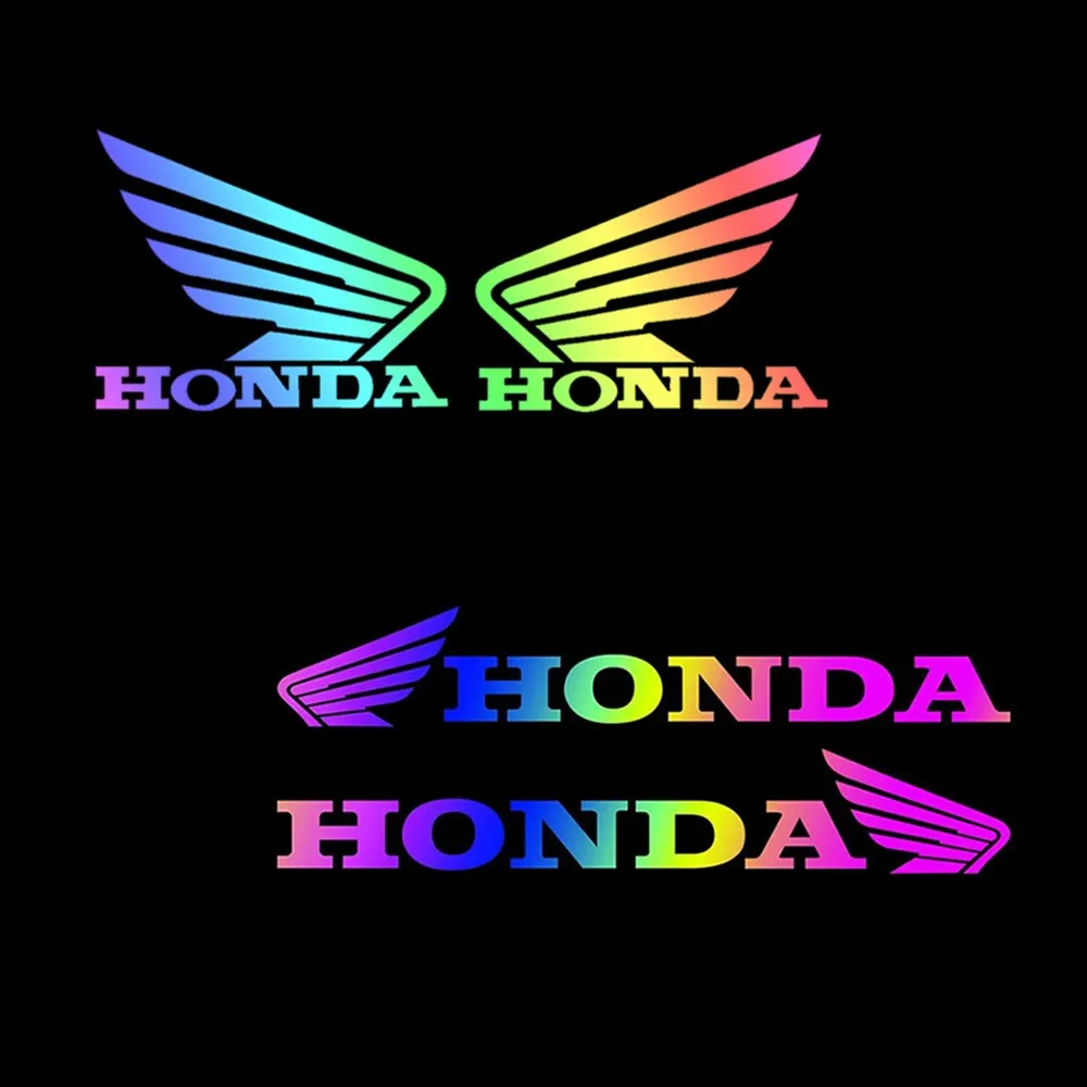 

Подходит для украшения кузова мотоцикла Honda, светоотражающие наклейки NS150GX/NWG150 NX125 CBF190R, наклейки на шлем с крыльями мечты