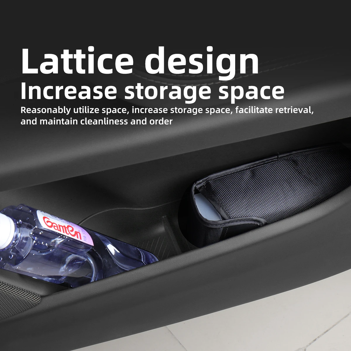 Car Door Side Storage Box For Tesla Model X S 2023 2024 TPE Gate Slot Anti Dirty Storage Organizer Tidying Car Accessories
