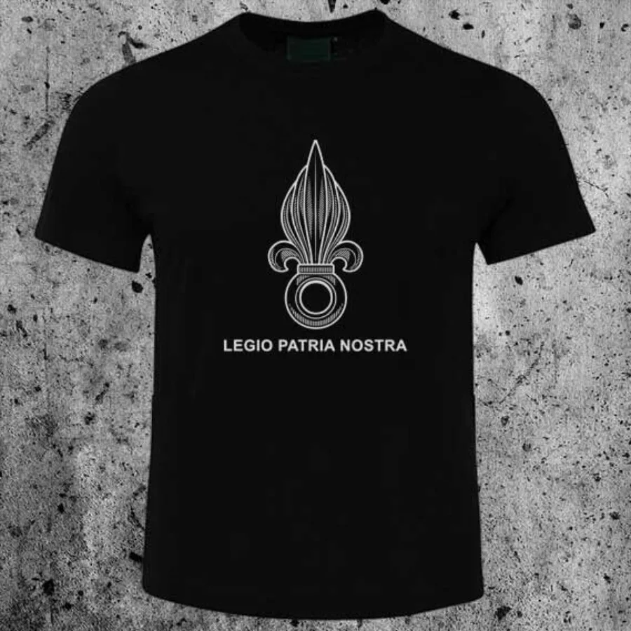 French Foreign Legion Légion Etrangère Legio Patria Nostra France T-Shirt Short Sleeve Casual 100% Cotton Shirt