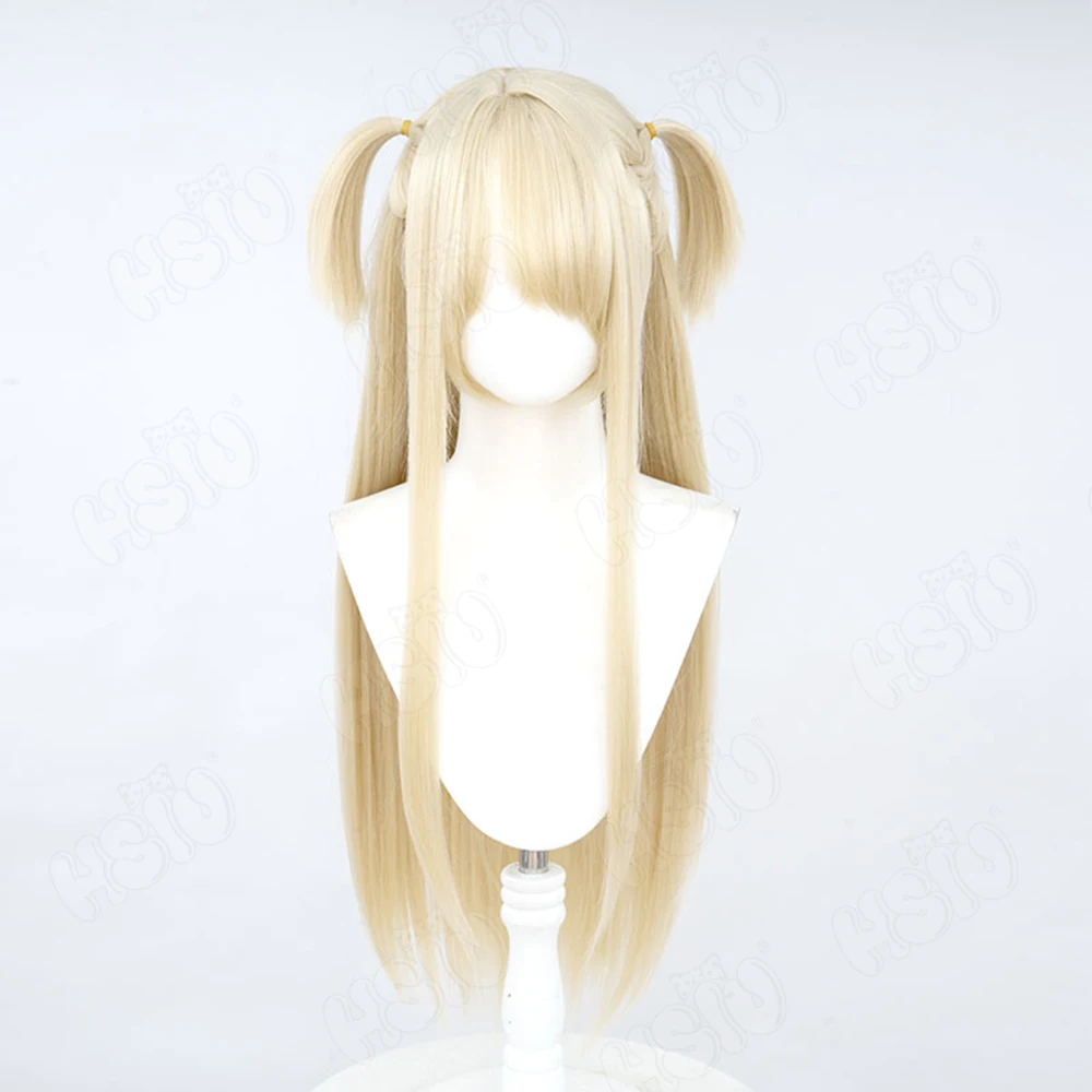 อะนิเมะ Fate/kaleid liner Illyasviel von Einzbern Cosplay วิกผมยาวผมสีบลอนด์ + หมวกวิกผมอะนิเมะคอสเพลย์วิกผมปาร์ตี้ฮาโลวีนวิกผม