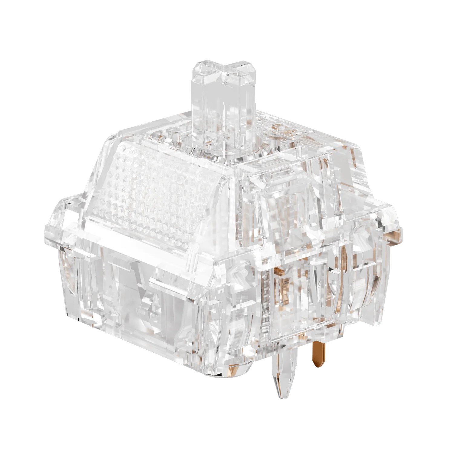 Akko U1 Linear Switch Crystal Silver 5 Pins 35gf±5gf Customized Factory-lubed MX Switches Mechanical Keyboard Accessories 45 pcs