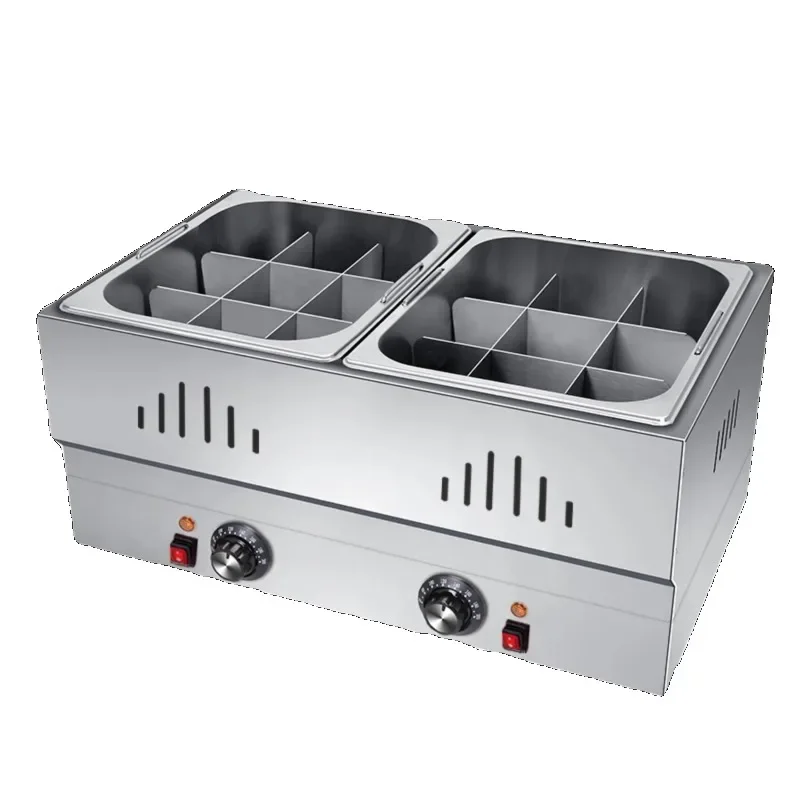 Electric stainless steel Oden cooking machine commercial stall fish egg Malatang equipment special Oden cooking pot