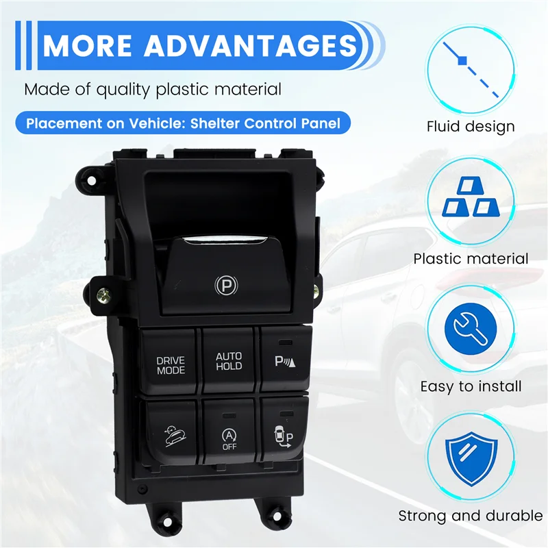 

Discount-93300D30004X 93300D3000 Electronic Hand Brake Switch For Hyundai Tucson 2016 2017 Complete Flow Console Switch