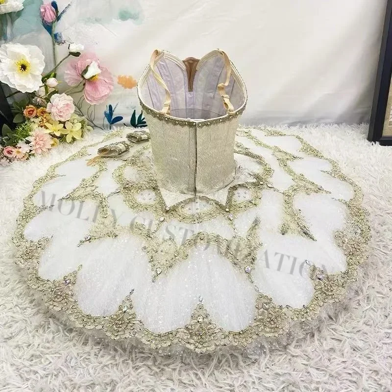 

2024 new model launched Paquita gentle fairy Esmeralda ballet TUTU performance skirt customized for adults and children