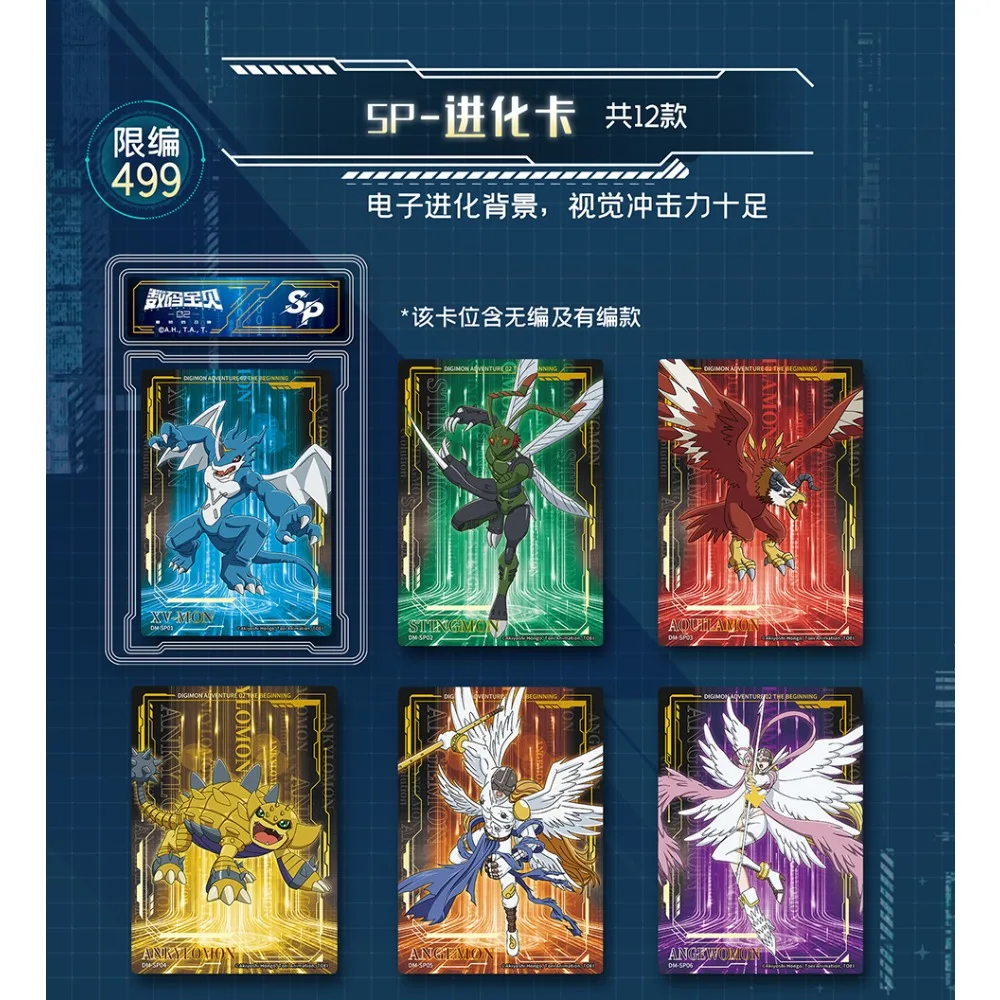 New Card.fun Digital Monster Collection Cards Classic Adventure Anime 25th Anniversary Commemorative Cards Children Holiday Gift