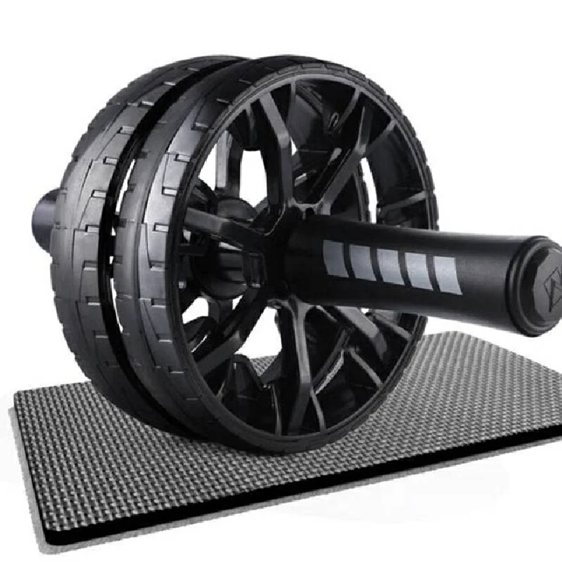 

Ab Roller Wheel Double Wheel For Men Beginner Non Slip Home Gym Fitness Abdominal Core Workout Training With Knee Mat