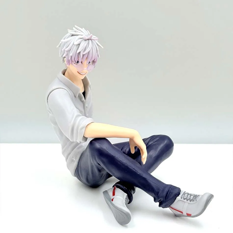 Hot Jujutsu Kaisen Mini figurines Satoru Gojo Figurine Action Geto Suguru Figurine Q Version Anime modèle PVC Collection jouets Statue