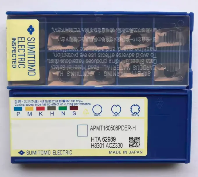 

APMT160508PDER-H ACZ310 Hard alloy cutting blades