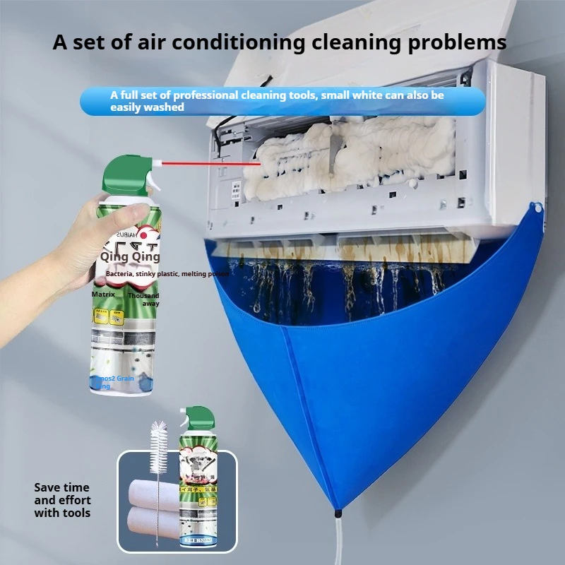 Air Conditioning Water Hood Set Cleaner with Water Regulator Waterproof Cleaning Kit