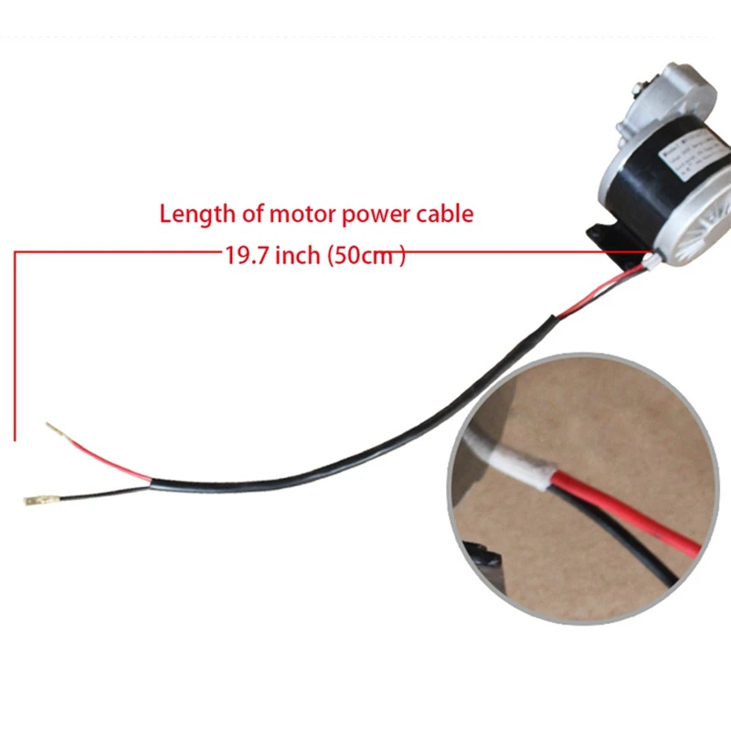 Electric Bicycle/Bike/Scooter Motor, Gear Brushed DC Motor 250W(24V)