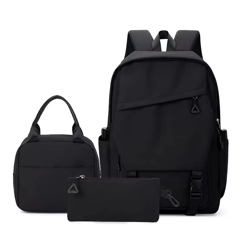 

New Three-piece Set of Student Schoolbags, Men and Women Backpacks, Teenagers Campus Backpacks, Fashion Trends
