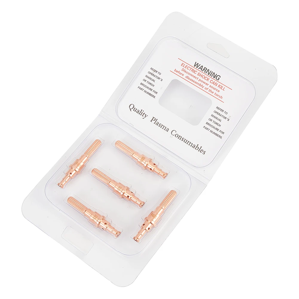 

100pcs Plasma Torch Electrode Tips 98215 and Nozzles 98212 for SL60 Compatible Plasma Cutter Consumables for Welding and Cutting