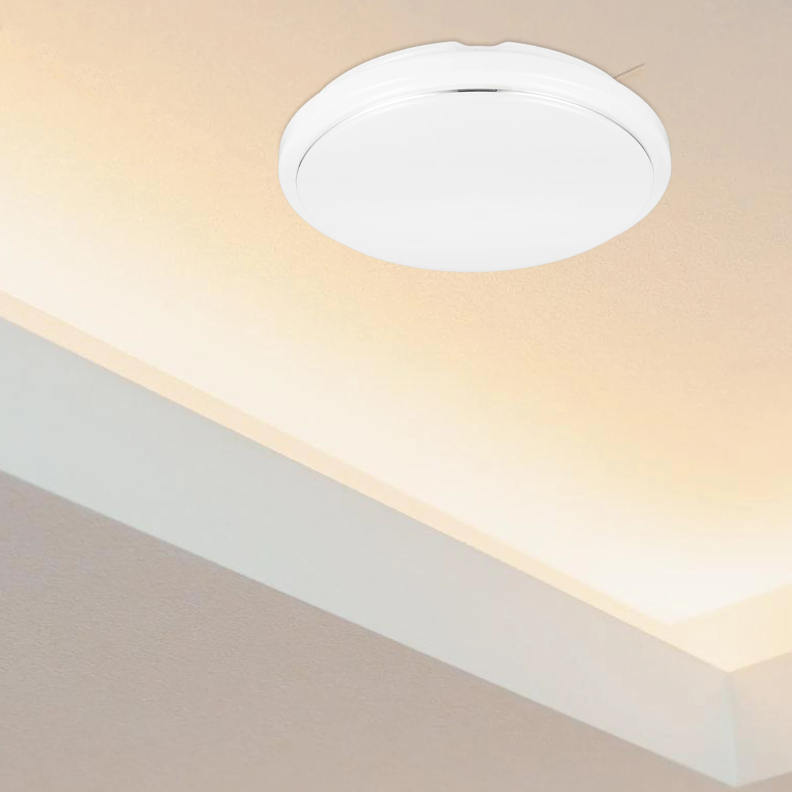 

Ceiling Lamp Shade PVC Light Fixture Cover Replacement Durable Easy Installation Versatile Plastic Covers For Bedroom Balcony