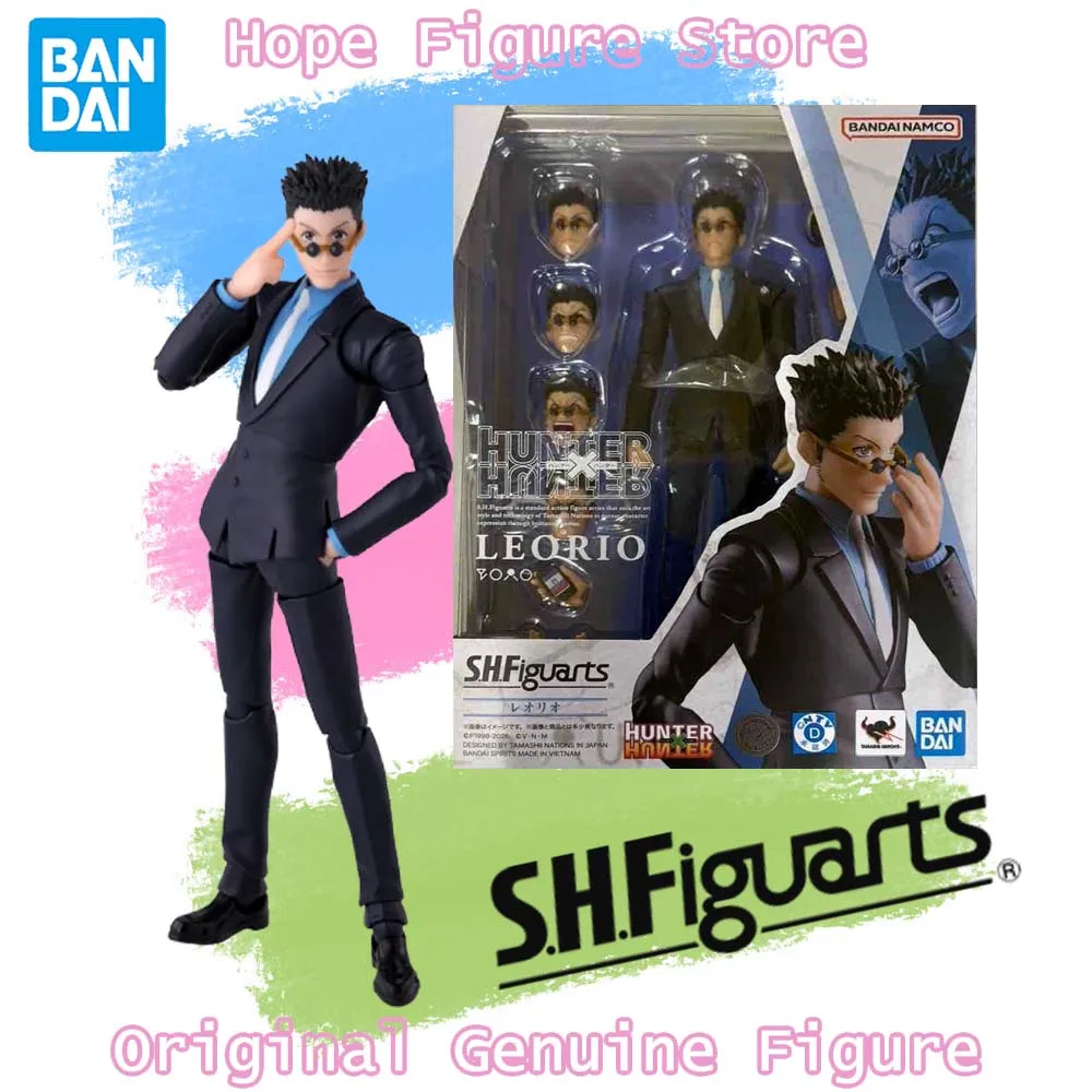 

In Stock Genuine BANDAI SHFiguarts Hunter Hunter Leorio Figure Anime Action Model Toy