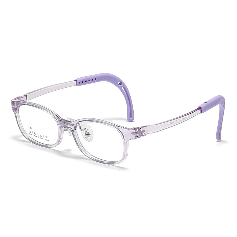 O-Q-gafas TR90 con montura ovalada para niños y niñas, lentes de silicona antiazules con montura óptica graduada, CLUB