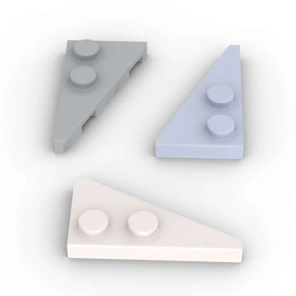 MOC 10PCS 65429 4x2 Wedge Plate Left Building Blocks Kit Pointed Board Bricks Particle Educational Toys Children Birthday Gifts