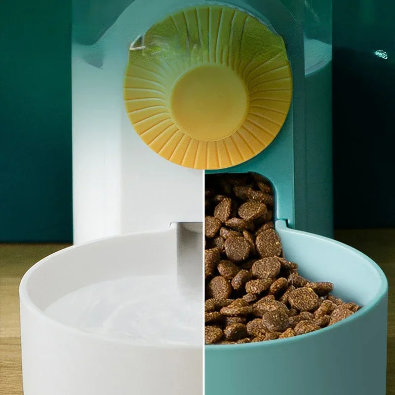 Automatic Pet Feeder Cage Hanging Bowl Water Bottle Food Container Dispenser for Puppy Cats Rabbit Birds Pet Feeding Product view 5