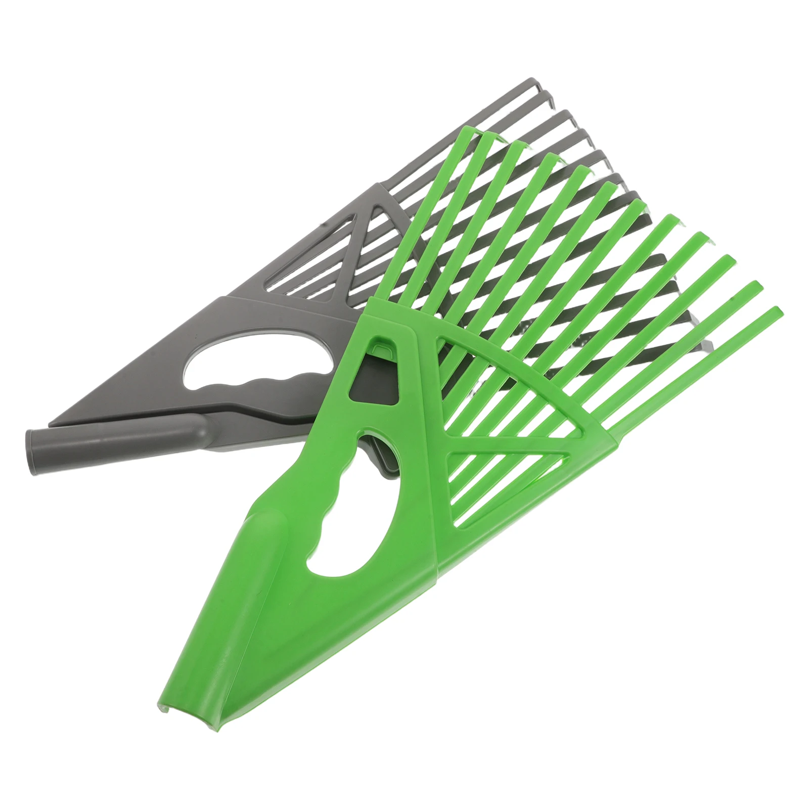 

Garden Head Lightweight Lawn Leaf Rake For Grass Flower Bed Yard Cleaning Small Plastic Rake For Debris Collection Garden