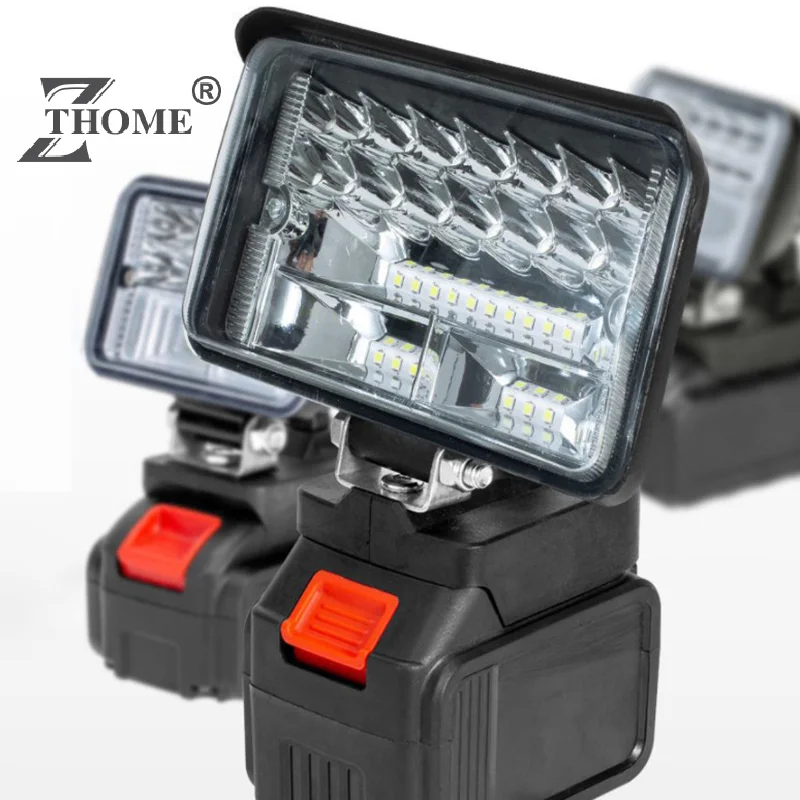 Imagem -05 - Luz de Trabalho Led para Dewalt 18v Li-ion Battery Lâmpada de Inundação de Emergência Portátil Lanterna Camping Polegada