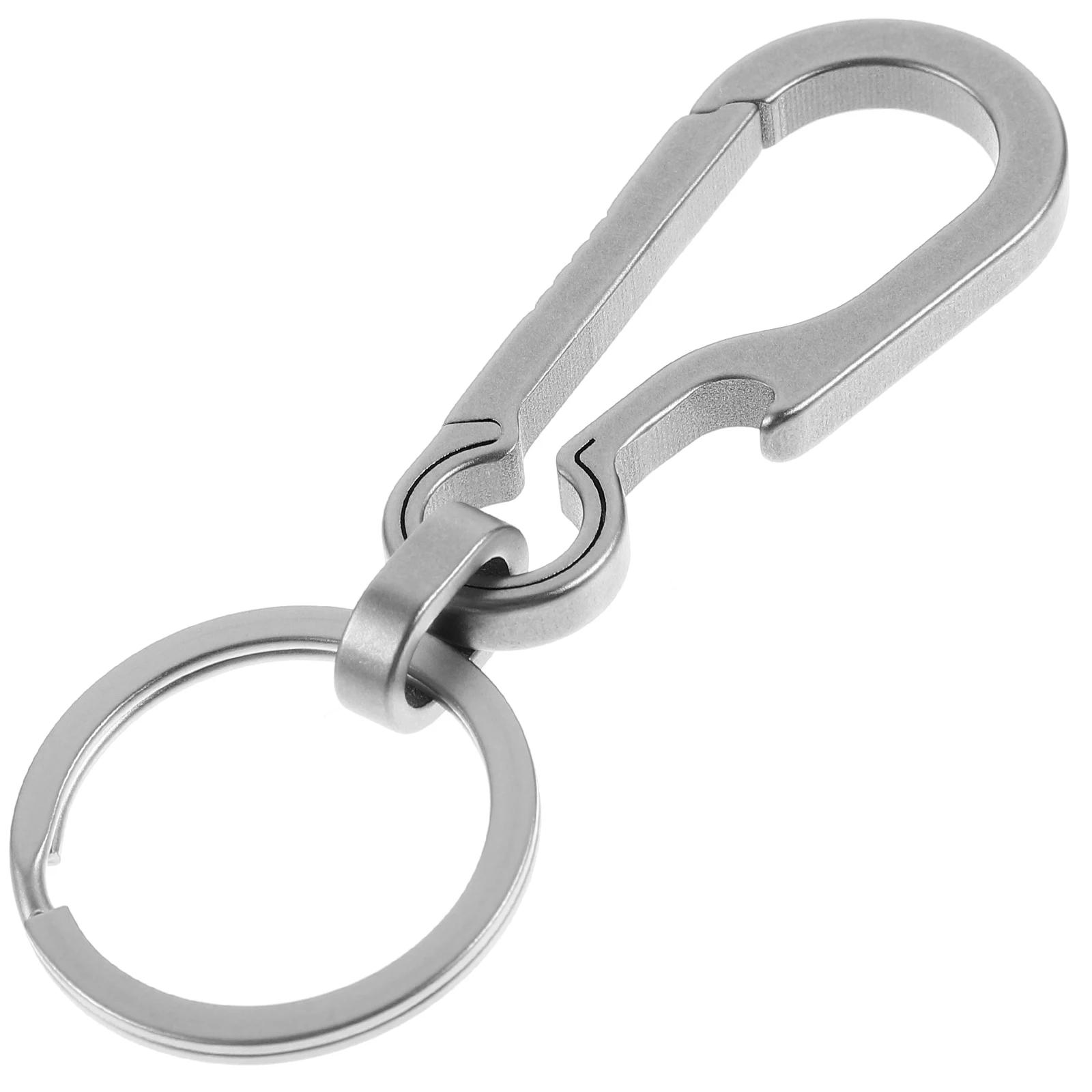 

Bottle Opener Keychain Carabiner Titanium Alloy Men Women Sports Climbing Accessories Lightweight Durable Hands Free Outdoor